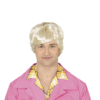 Peluca Rubia de los 80 para hombre